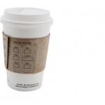 Coffee cup with sleeve