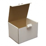 Die cut with lock boxes